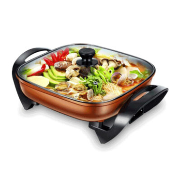 5L升家用韩式多功能煮面锅电热锅电炒锅